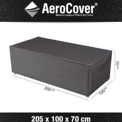 AEROCOVER - Housse de protection respirante pour banc de jardin pour banc 205x100xh70 cm