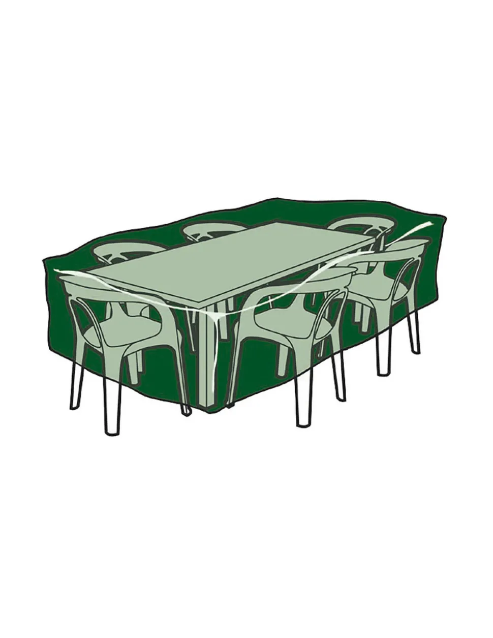 ALTADEX - Couvercle de protection. Housse table et chaise 130x79x71cm 100gr/m²
