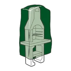 ALTADEX - Housse de protection pour barbecue vert (128 x 80 x 253 cm)