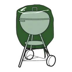 ALTADEX - Housse de protection pour barbecue vert polyéthylène plastique