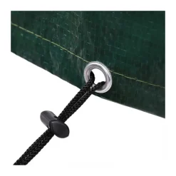 ALTADEX - Housse de protection pour barbecue vert polyéthylène plastique