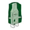 ALTADEX - Étui de protection barbecue vert polyéthylène 128 x 80 x 253 cm
