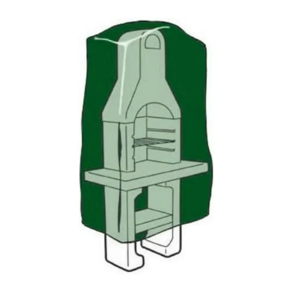 ALTADEX - Étui de protection barbecue vert polyéthylène 128 x 80 x 253 cm
