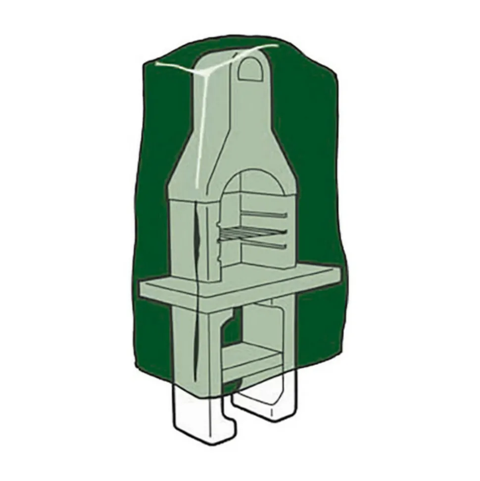ALTADEX - Étui de protection barbecue vert polyéthylène 128 x 80 x 253 cm