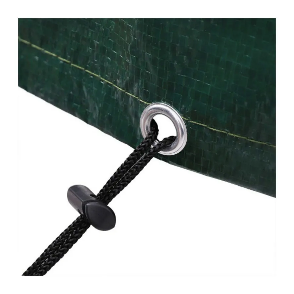 ALTADEX - Étui de protection barbecue vert polyéthylène 128 x 80 x 253 cm