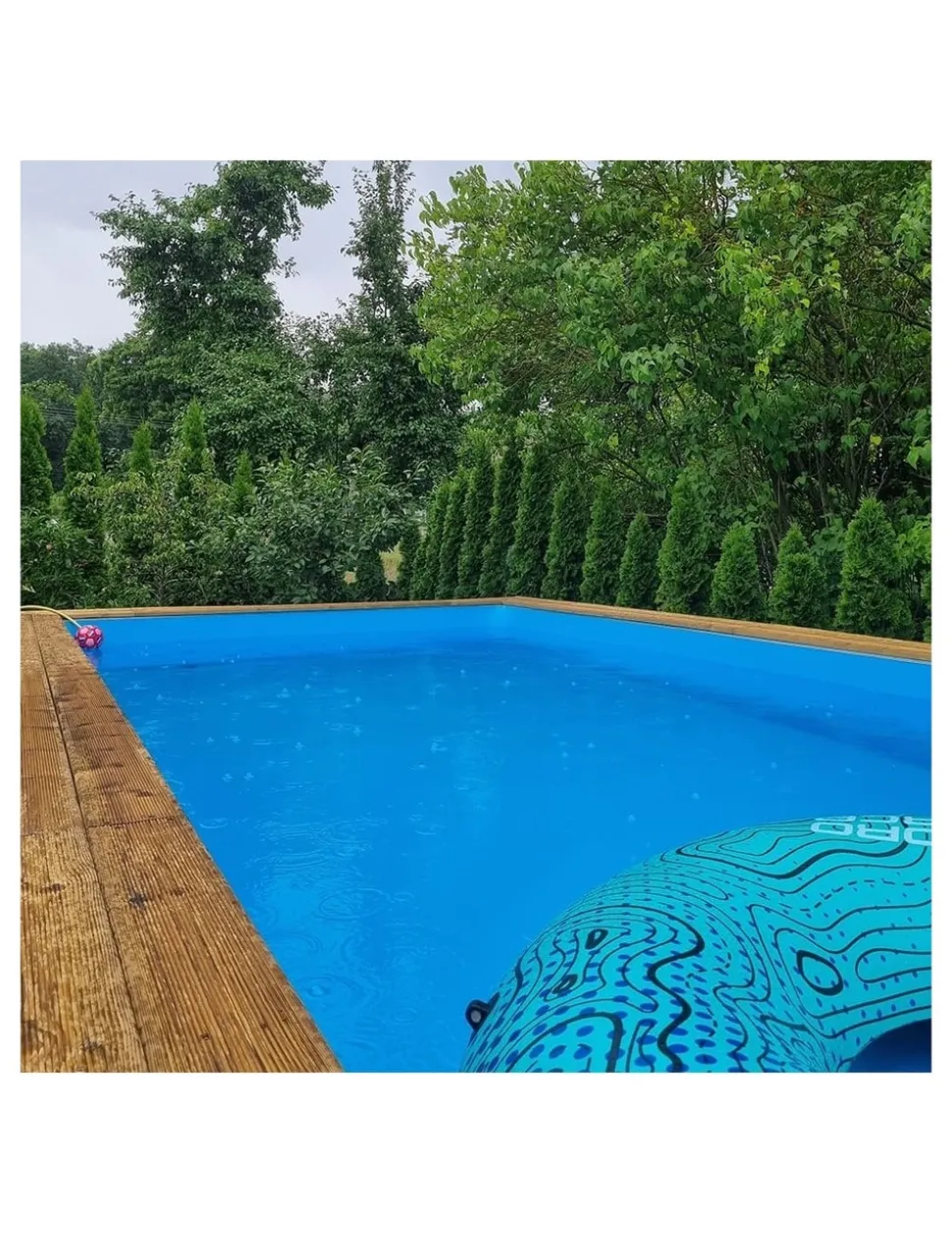 ALTANKA - Piscine en bois aqua 8,5x4,35 - h.1,45 m fixations à visser - bas7309ospl - altanka