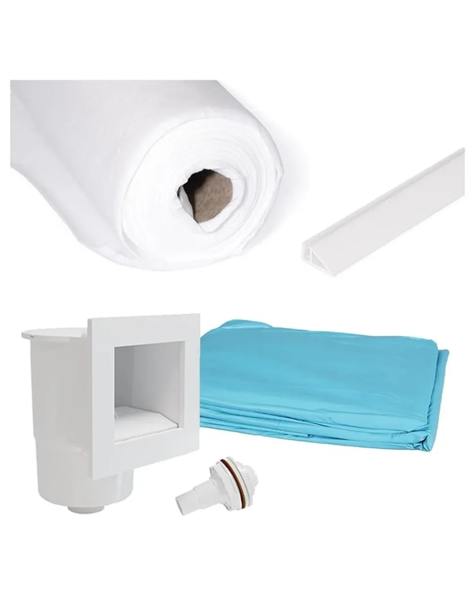 ALTANKA - Piscine en bois aqua 8,5x4,35 - h.1,45 m fixations à visser - bas7309ospl - altanka