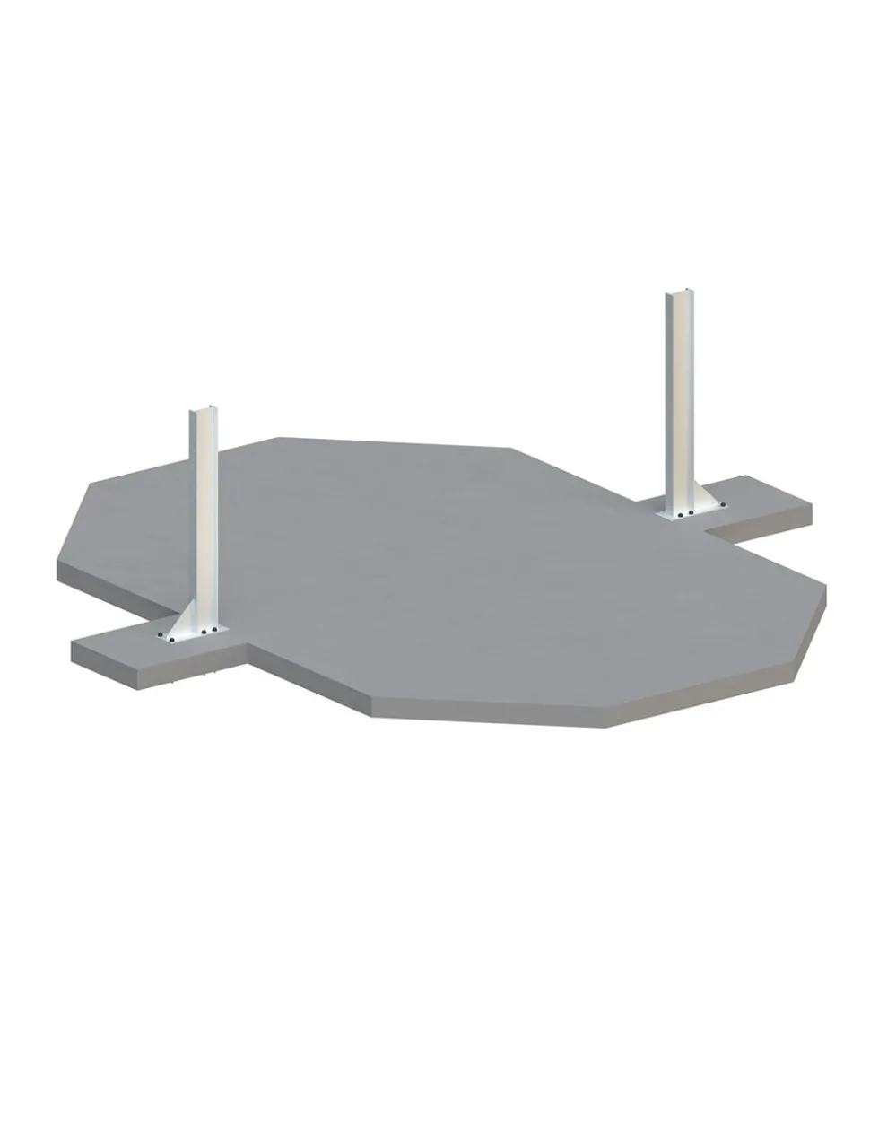 ALTANKA - Piscine en bois nemo 5,79x3,49 - h.1,45 m fixations à visser - bas7304ospl - altanka