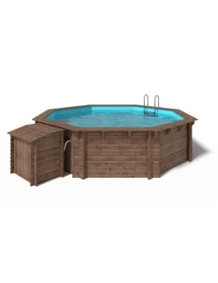 ALTANKA - Piscine en bois 5,37x5,37 - h.1,31 m autoportante - bas90osp+sza8 - altanka