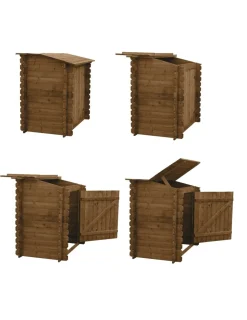 ALTANKA - Piscine en bois 5,37x5,37 - h.1,31 m autoportante - bas90osp+sza8 - altanka
