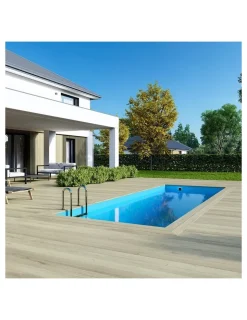 ALTANKA - Piscine en bois aqua 6,1x2,85 - h.1,31 m fixations à sceller - bas7307ospi - altanka