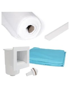 ALTANKA - Piscine en bois nemo 7,3x3,97 - h.1,45 m cadre en métal, sans dalle béton - bas7305ospu - altanka