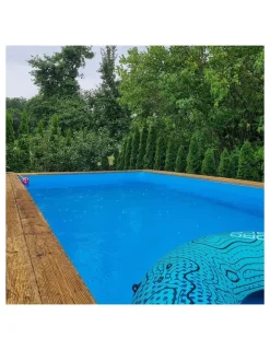 ALTANKA - Piscine en bois aqua 8,5x4,35 - h.1,45 m fixations à visser - bas7309ospl+sza - altanka