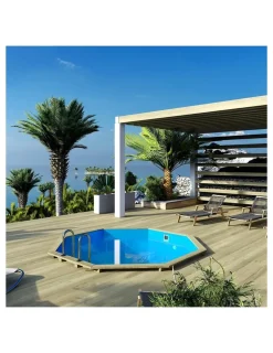 ALTANKA - Piscine en bois coral 3,25x3,25 - h.1,18 m autoportante - bas7301osp - altanka
