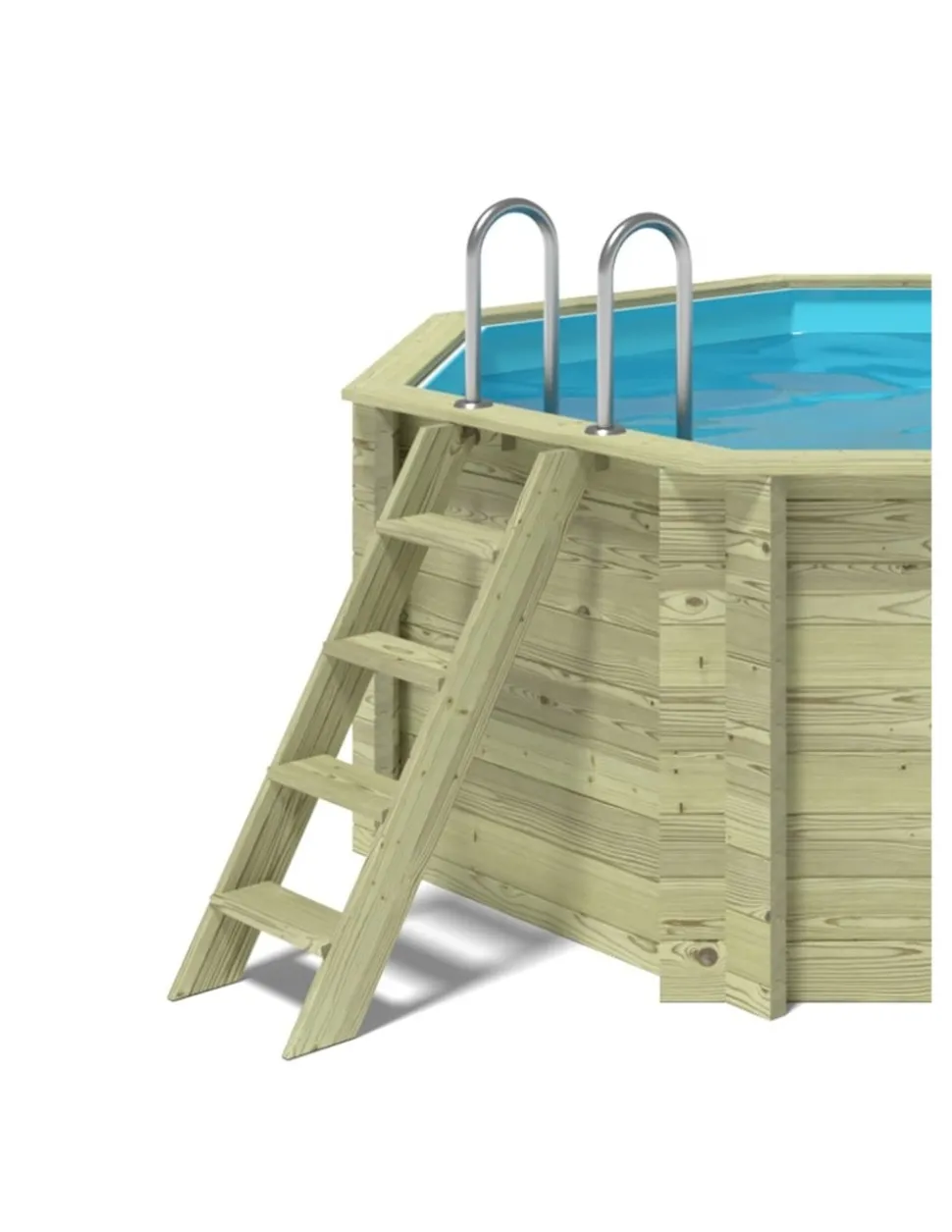 ALTANKA - Piscine en bois coral 3,25x3,25 - h.1,18 m autoportante - bas7301osp - altanka