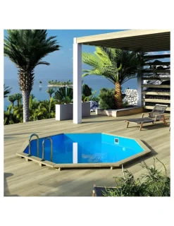 ALTANKA - Piscine en bois coral 3,25x3,25 - h.1,18 m autoportante - bas7301osp+sza - altanka