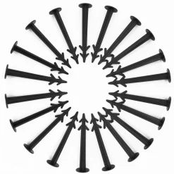 AQUAGART - 10 ancrages de sol, fixation pour voile de paillage anti-mauvaises herbes, film de paillage de jardinage, tissu au sol