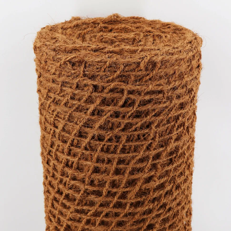 AQUAGART - 50 m filet anti-érosion, 1 m de large, liner pour bassin de jardin, natte en fibre de coco 450 g