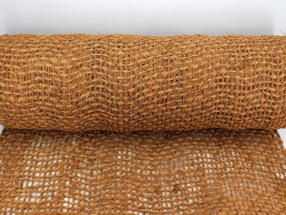 AQUAGART - 3 m filet anti-érosion en fibre de coco 1 m de large, film pour bassin de jardin, natte en fibre de coco 750 g