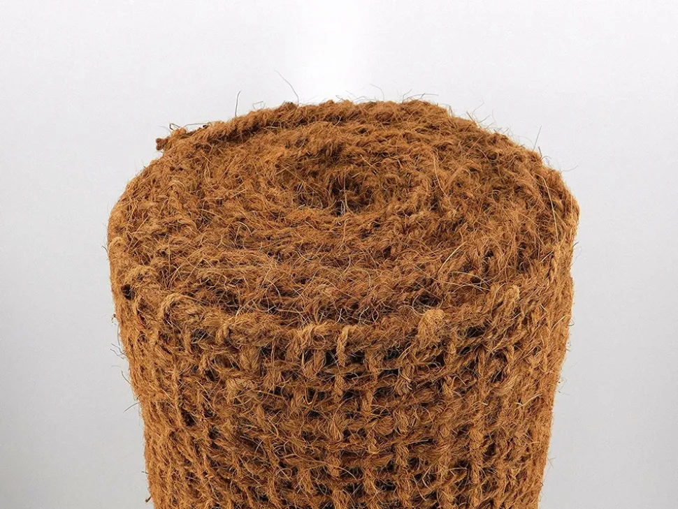AQUAGART - 7 m filet anti-érosion en fibre de coco 1 m de large, film pour bassin de jardin, natte en fibre de coco 750 g