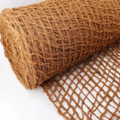 AQUAGART - 140 m filet anti-érosion, 1 m de large, liner pour bassin de jardin, natte en fibre de coco 450 g