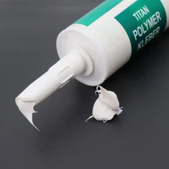 AQUAGART - 1 x colle, natte de bordure de bassin, bâche gravillonnée, filet anti-érosion pour le film de bassin 290 ml, blanc
