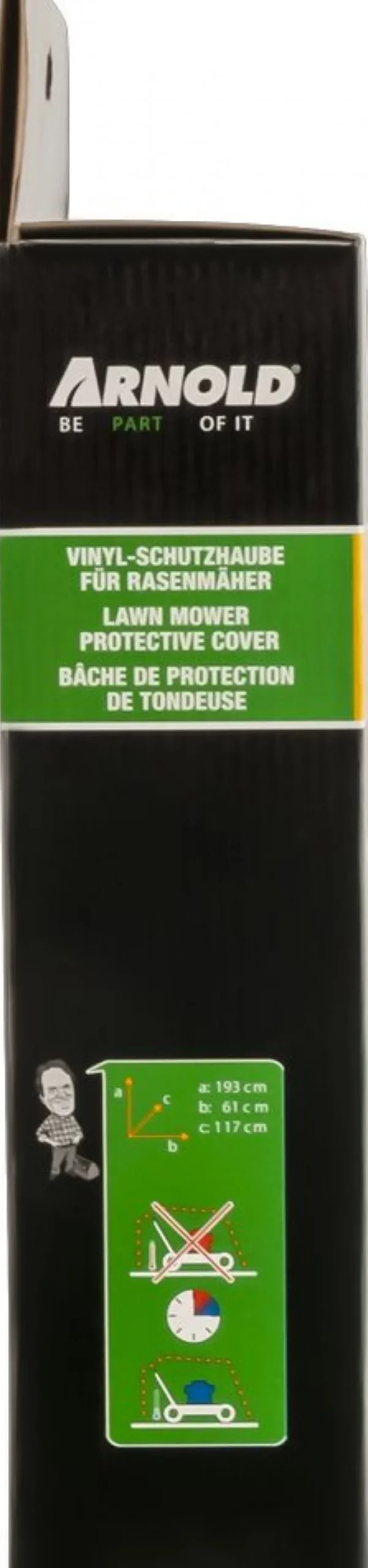 ARNOLD - Bâche de recouvrement pour tondeuses de jardin