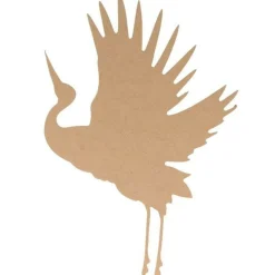 ARTEMIO - Silhouette en bois mdf 25 cm - grue
