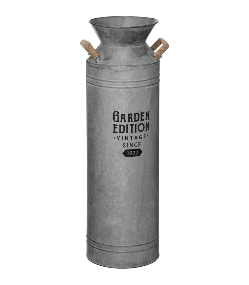 ATMOSPHERA - Pot à lait décoratif en zinc h 62 cm