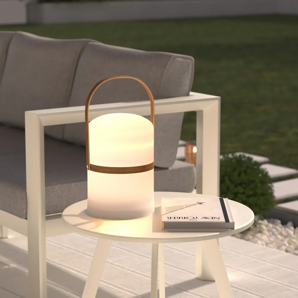 ATMOSPHERA CREATEUR D'INTERIEUR - Lampe d exterieur led "kiara" blanc h36cm