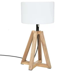 ATMOSPHERA CREATEUR D'INTERIEUR - Lampes à poser d'extérieur "matia" - bois d'acacia - marron caramel - h59 cm