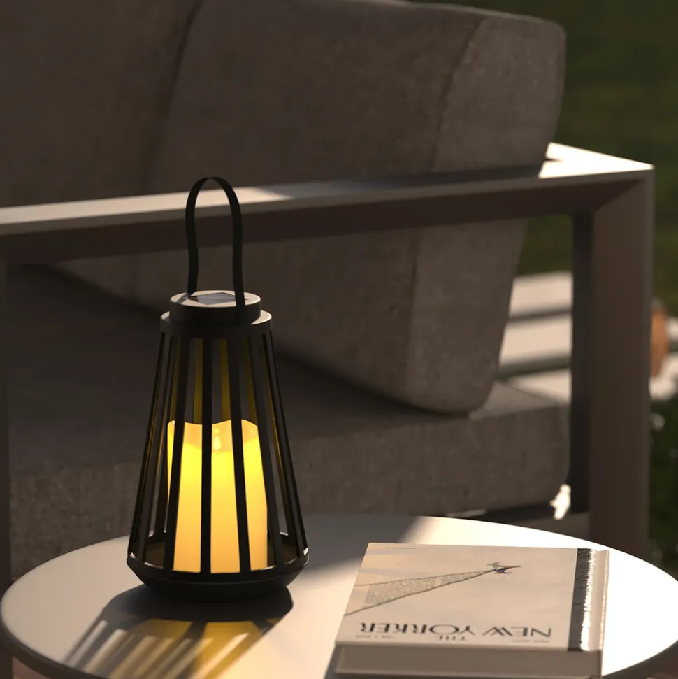 ATMOSPHERA CREATEUR D'INTERIEUR - Lanterne d extérieur solaire "brit" h. 21,5 cm
