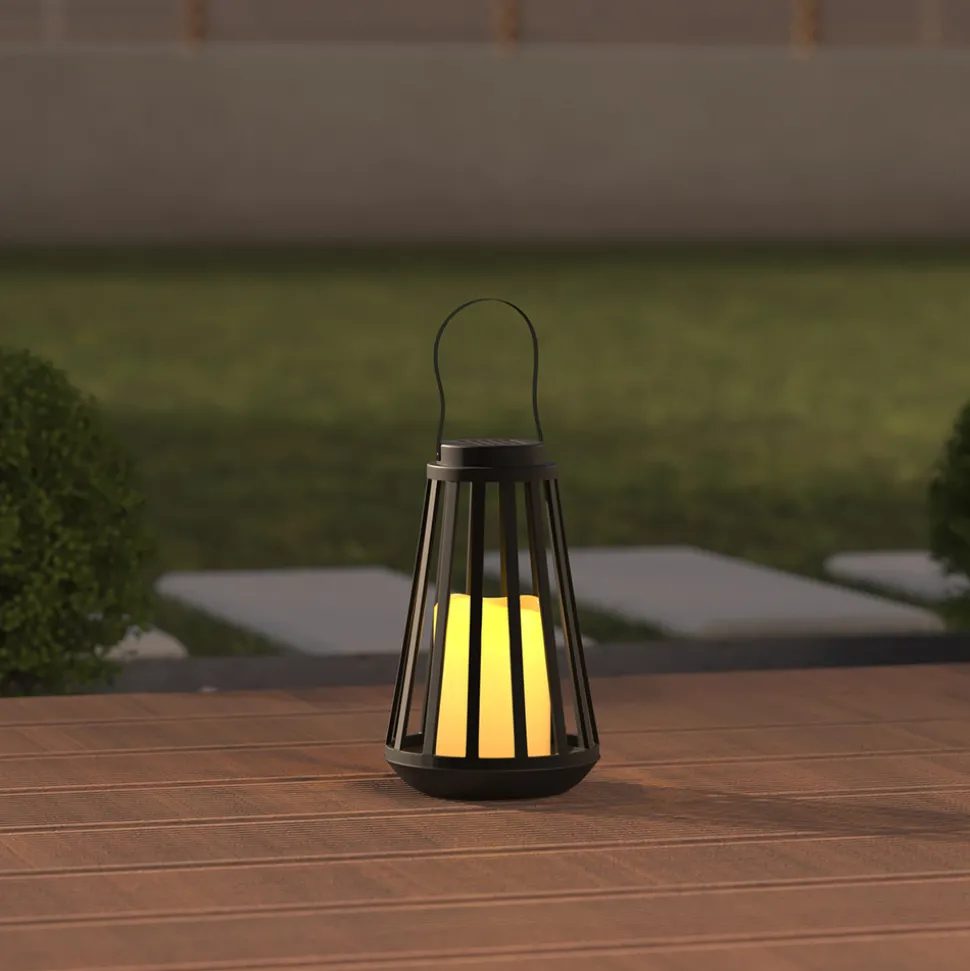ATMOSPHERA CREATEUR D'INTERIEUR - Lanterne d extérieur solaire "brit" h. 21,5 cm