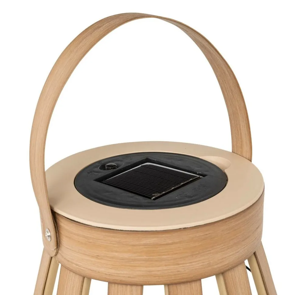 ATMOSPHERA CREATEUR D'INTERIEUR - Lanterne solaire "aria" beige h34,5cm