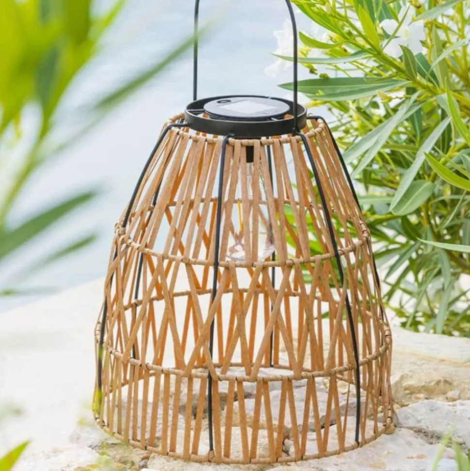 ATMOSPHERA CREATEUR D'INTERIEUR - Lampes à poser d'extérieur "esha" - métal - h32 - 5 cm