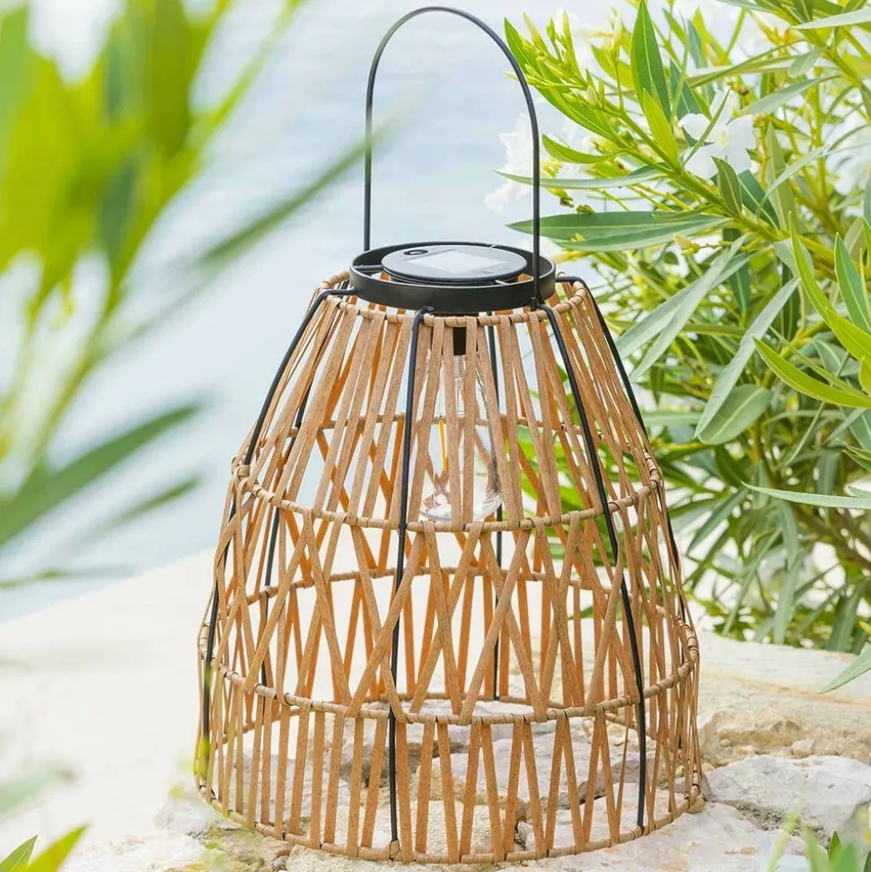 ATMOSPHERA CREATEUR D'INTERIEUR - Lampes à poser d'extérieur "esha" - métal - h32 - 5 cm