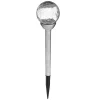 ATMOSPHERA CREATEUR D'INTERIEUR - Balise solaire "siva" - inox et verre - argent - h36 cm