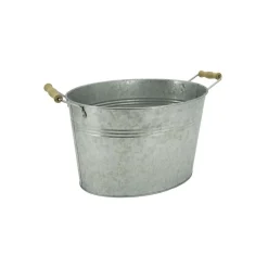 AUBRY GASPARD - Bassine en acier galvanisé vintage
