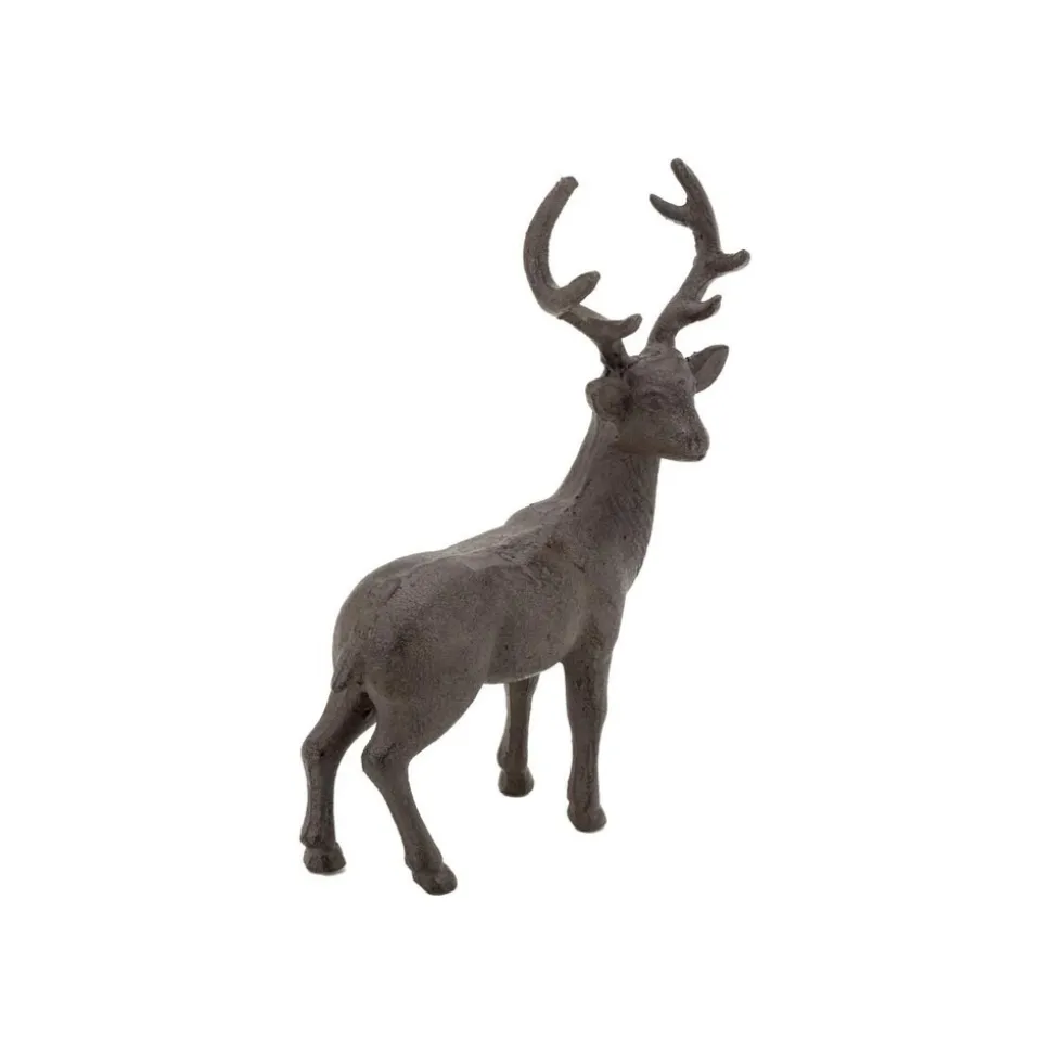 AUBRY GASPARD - Cerf en fonte marron