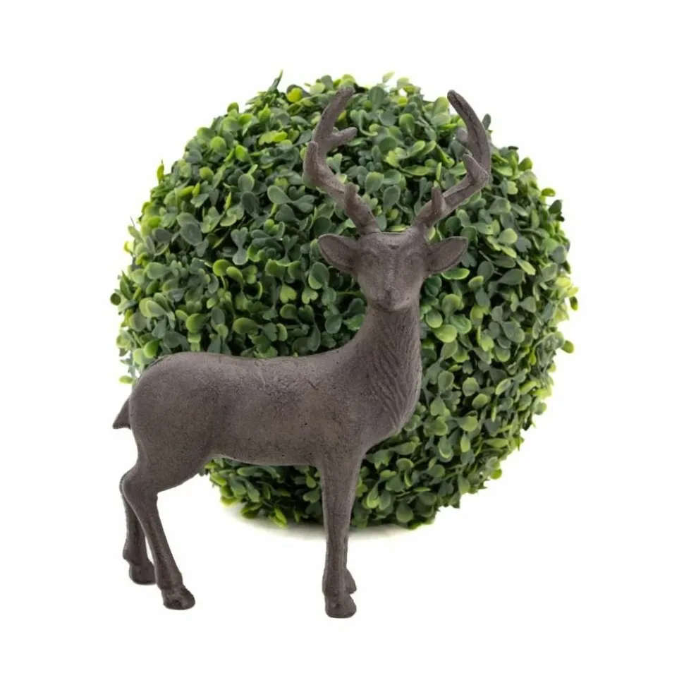 AUBRY GASPARD - Cerf en fonte marron
