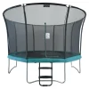 AXI - Axi denver trampoline rond avec échelle & filet ø 366 cm en vert