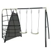 AXI - Axi set de balançoire en métal en anthracite & crème