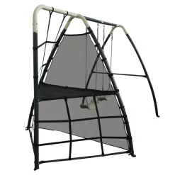 AXI - Axi set de balançoire en métal en anthracite & crème