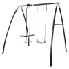 AXI - Axi set de balançoire en métal en anthracite & crème 3 agrès