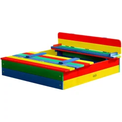 AXI - Bac a sable avec bancs ella arc en ciel
