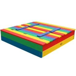 AXI - Bac a sable avec bancs ella arc en ciel