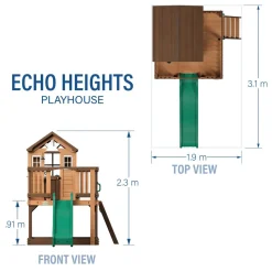 BACKYARD DISCOVERY - Backyard discovery echo heights maison enfant en bois