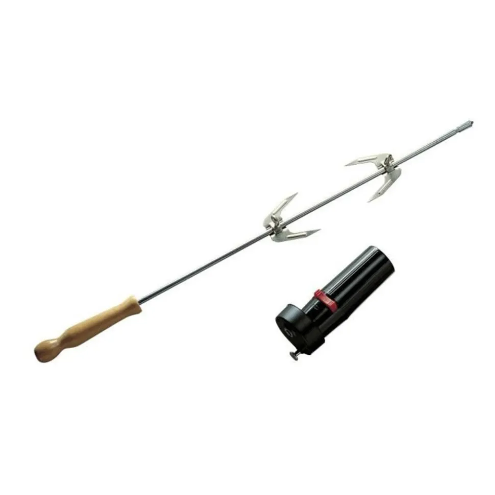 BARBECOOK - Tournebroche rôtissoire + moteur barbecook 60 cm