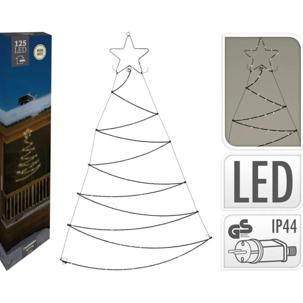 BASICS - Guirlande effet flamme, ip44, 10 led, 220v, distance entre led 40cm. Basics