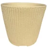BELLIJARDIN - Pot de fleurs rond epicéa h44 cm